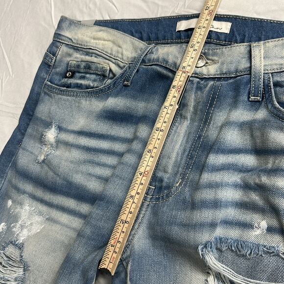 KanCan Estilo Mid Rise Destroyed Boyfriend Jeans Women’s Size 28 - Picture 6 of 10